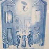 Autograph poster signed Les Amoureux de Peynet Atelier 33