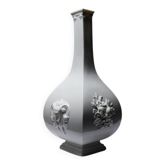 Small Meissen reproduction vase, 1715-1720, by Sheffield & Haviland, Limoges