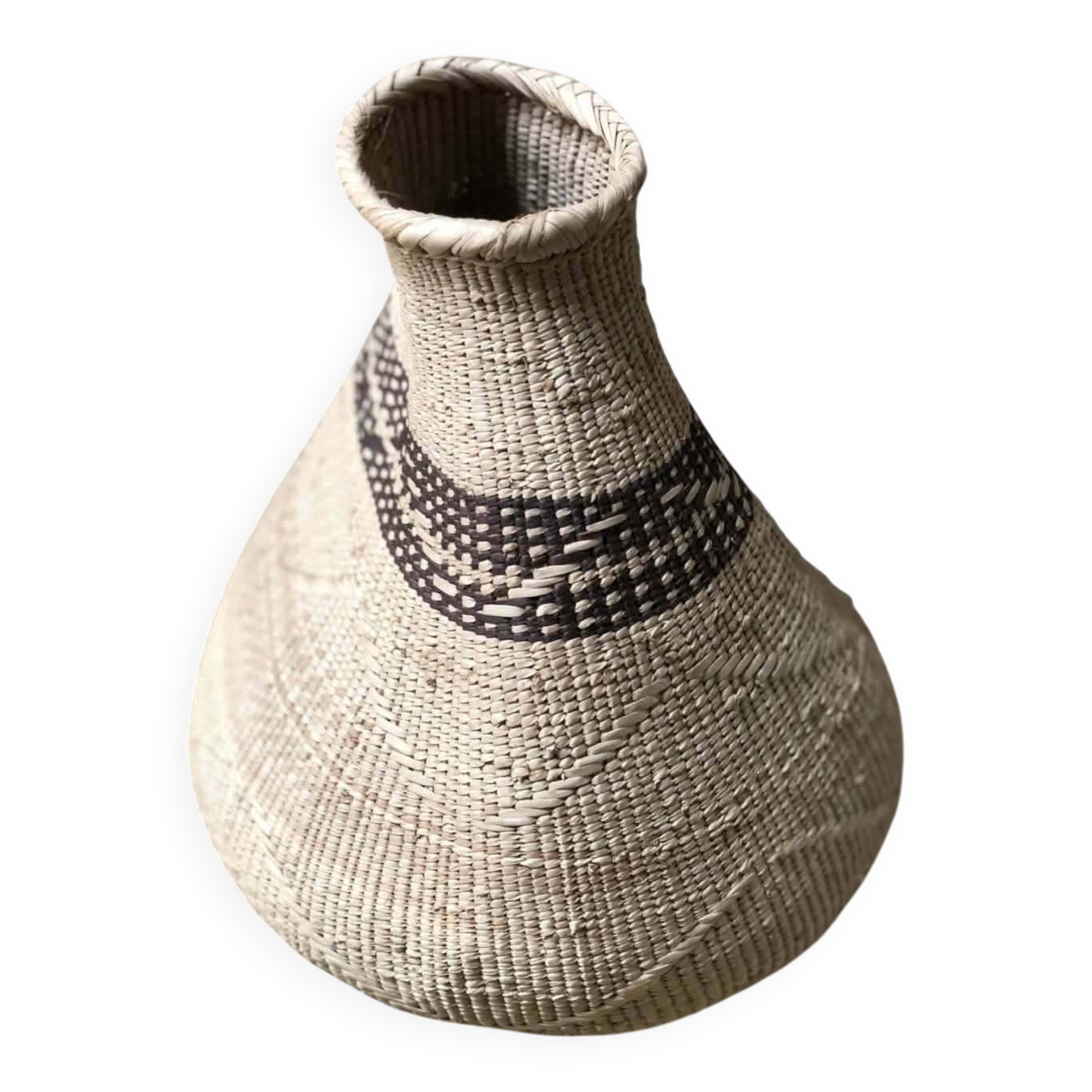 Panier Africain Binga (Tonga) tissé à la main