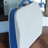 Functional blue typewriter