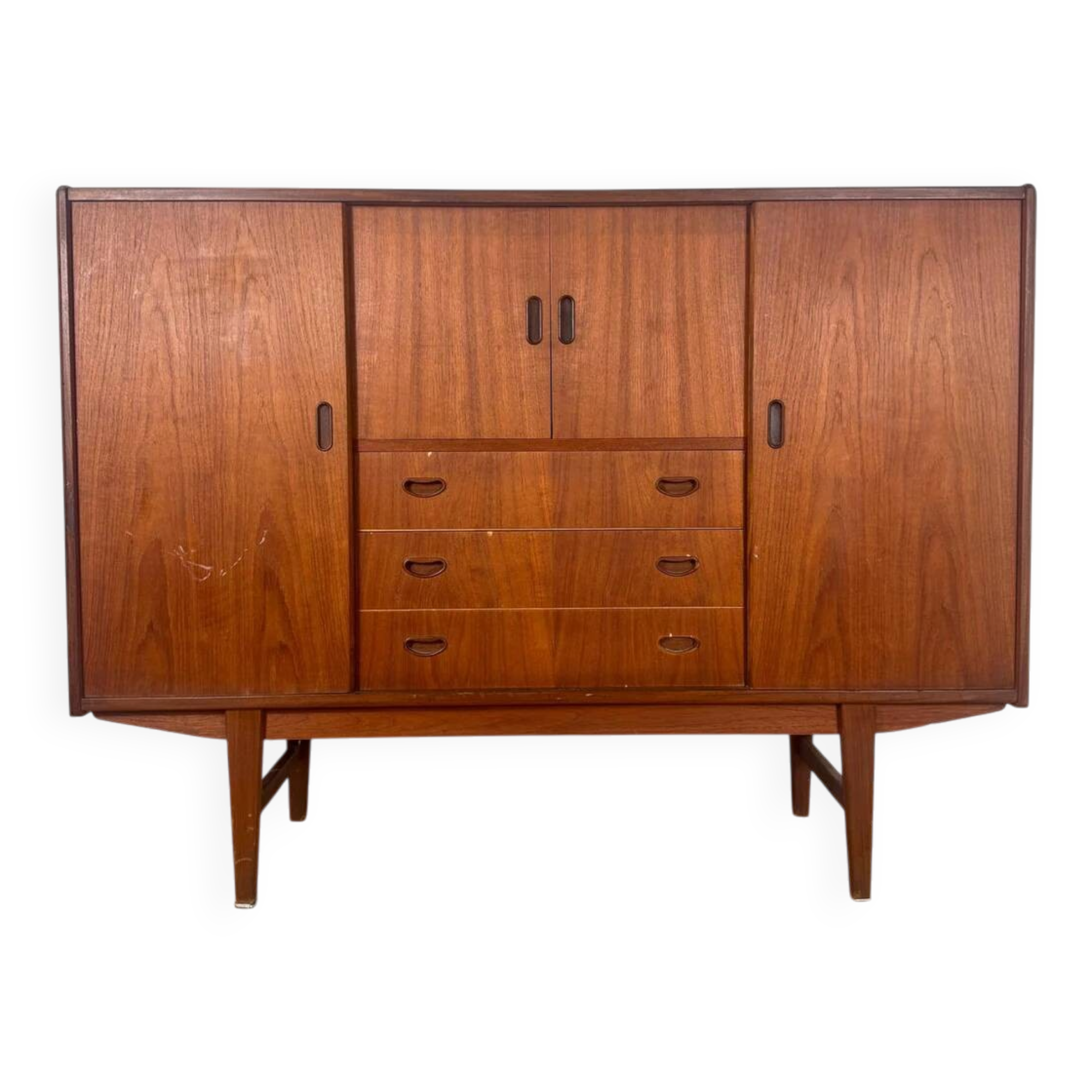 Large Danish teak buffet from the 1960s.