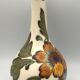 Old porcelain vase royal gouda holland decoration hand signed, 18 cm