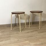 Pair of industrial stools