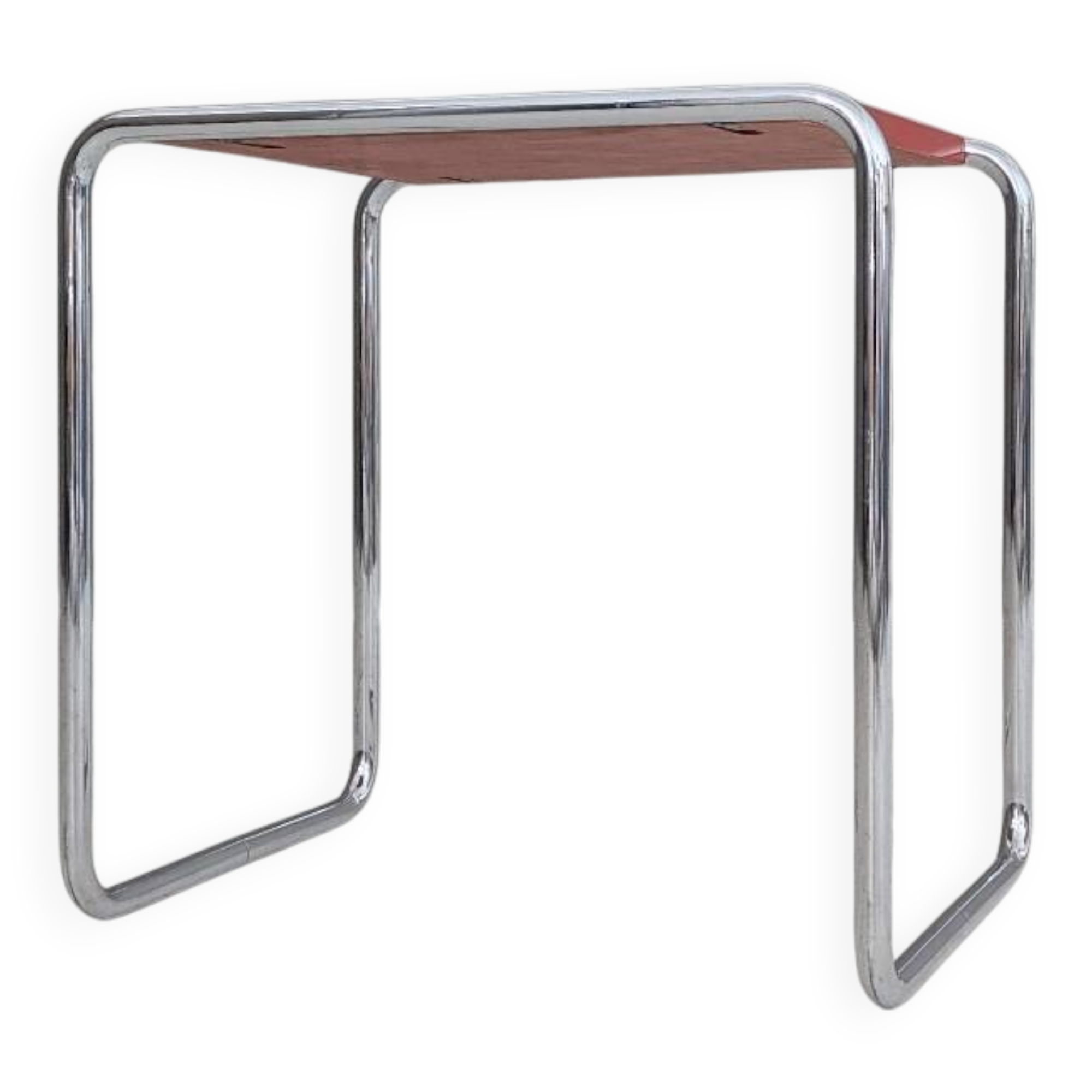 Table Thonet B9/b en acier tubulaire, conçue par Marcel Breuer, années 1930