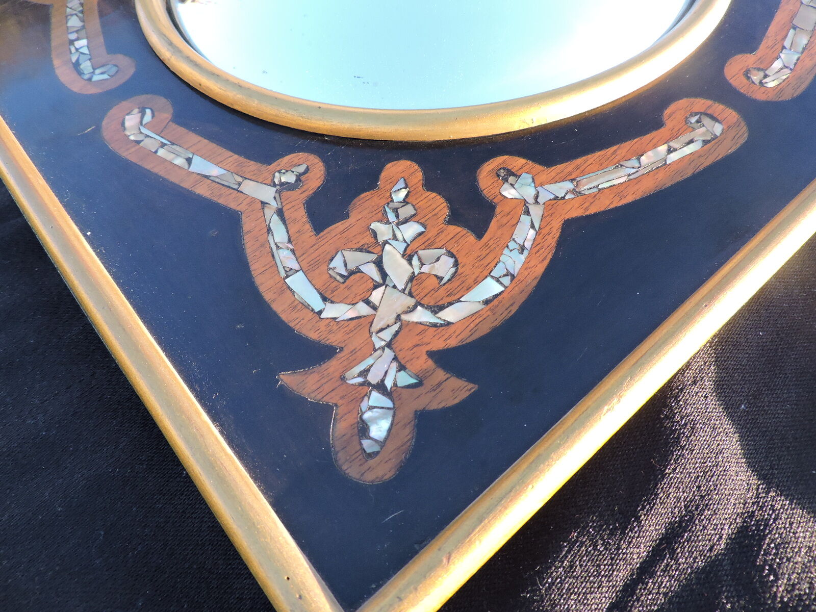 Napoleon III period mirror 40x39cm