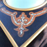 Napoleon III period mirror 40x39cm