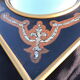 Napoleon III period mirror 40x39cm