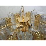 Striking Contemporary Murano Glass Sputnik Chandelier in Multicolour