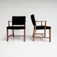 Set of 2 Danish mahogany chairs by Erik Bjorn Olsen, 1970s