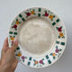 4 assiettes à dessert en porcelaine Gien