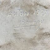 "Sputnik" ceramic vase by Bouhey