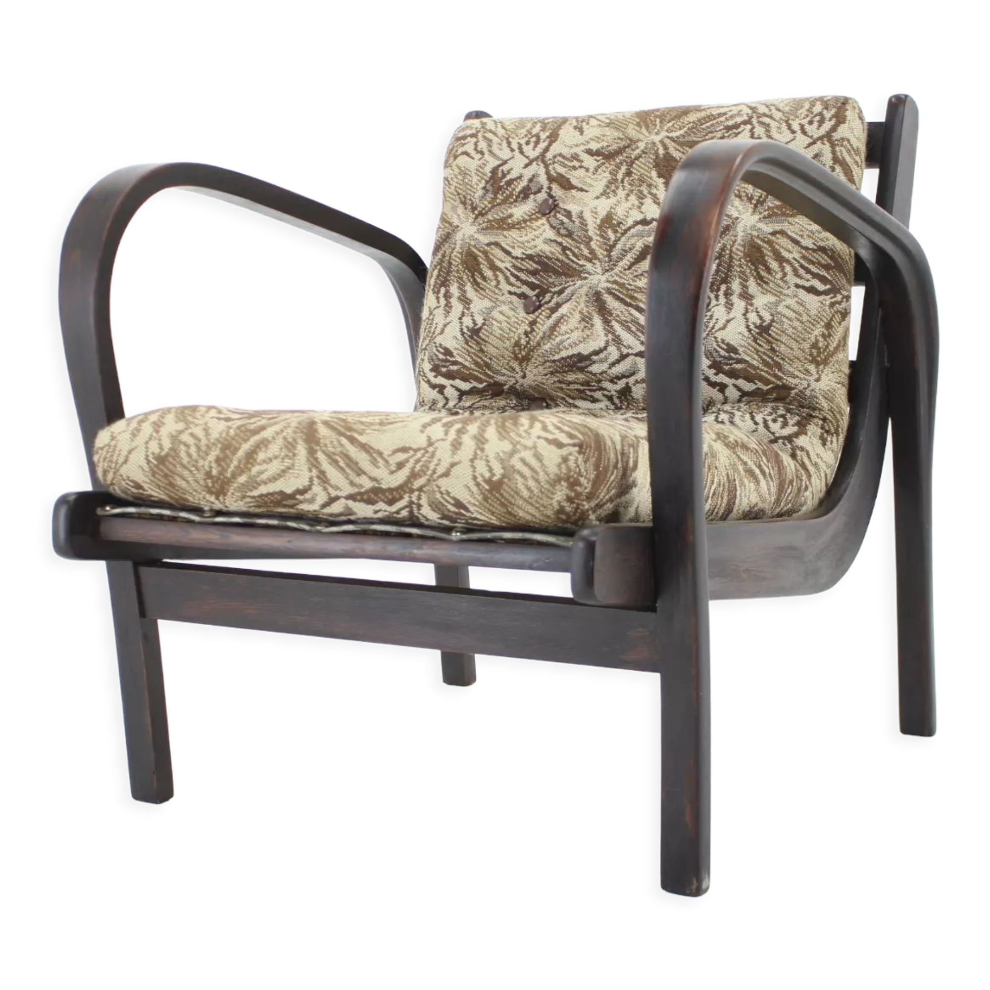 1960s Karel Koželka & Antonín Kropáček Bentwood Armchair