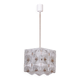 Mid-Century Chandelier in Chrome and Glass by Kamenický Šenov, Czech, 1960s