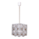 Mid-Century Chandelier in Chrome and Glass by Kamenický Šenov, Czech, 1960s