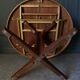 Table Baumann scandinave ronde 1970 rallonges a systeme 4 à 8 personnes