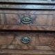 Biedermeier buffet in precious wood marquetry and ebony