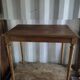 Table en bois massif d'internat ancien vintage brocanteespritdantan