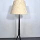 Wood tripod floor lamp, Italy, 1950s