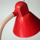 Space Age mid century modern table lamp made of metal and plastic, vintage from the 1970s