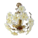 Lustre fleurs années 60