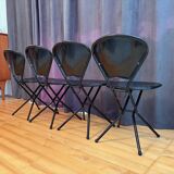 Set of four Sebastian chairs designed by Niels Gammelgaard, Ikea, Sweden, 1