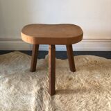 Vintage wooden tripod stool