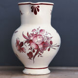 Old pitcher in earthenware, signed