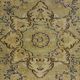 Vintage Turkish Floral Medallion Rug Beige 290 x 164 cm