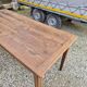 Table de ferme rustique en chêne massif, 19ème s.