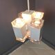 Vintage italian cubic chandelier by Gaetano Sciolari, 1970s