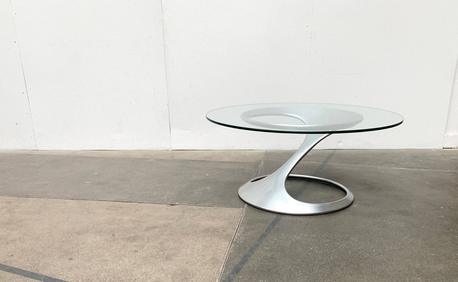 Mid-Century German Space Age side table by Knut Hesterberg for Ronald Schmitt, 1960s