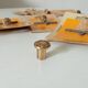 Antique furniture knob gilded with fine gold