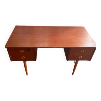 Vintage 60s mahogany desk