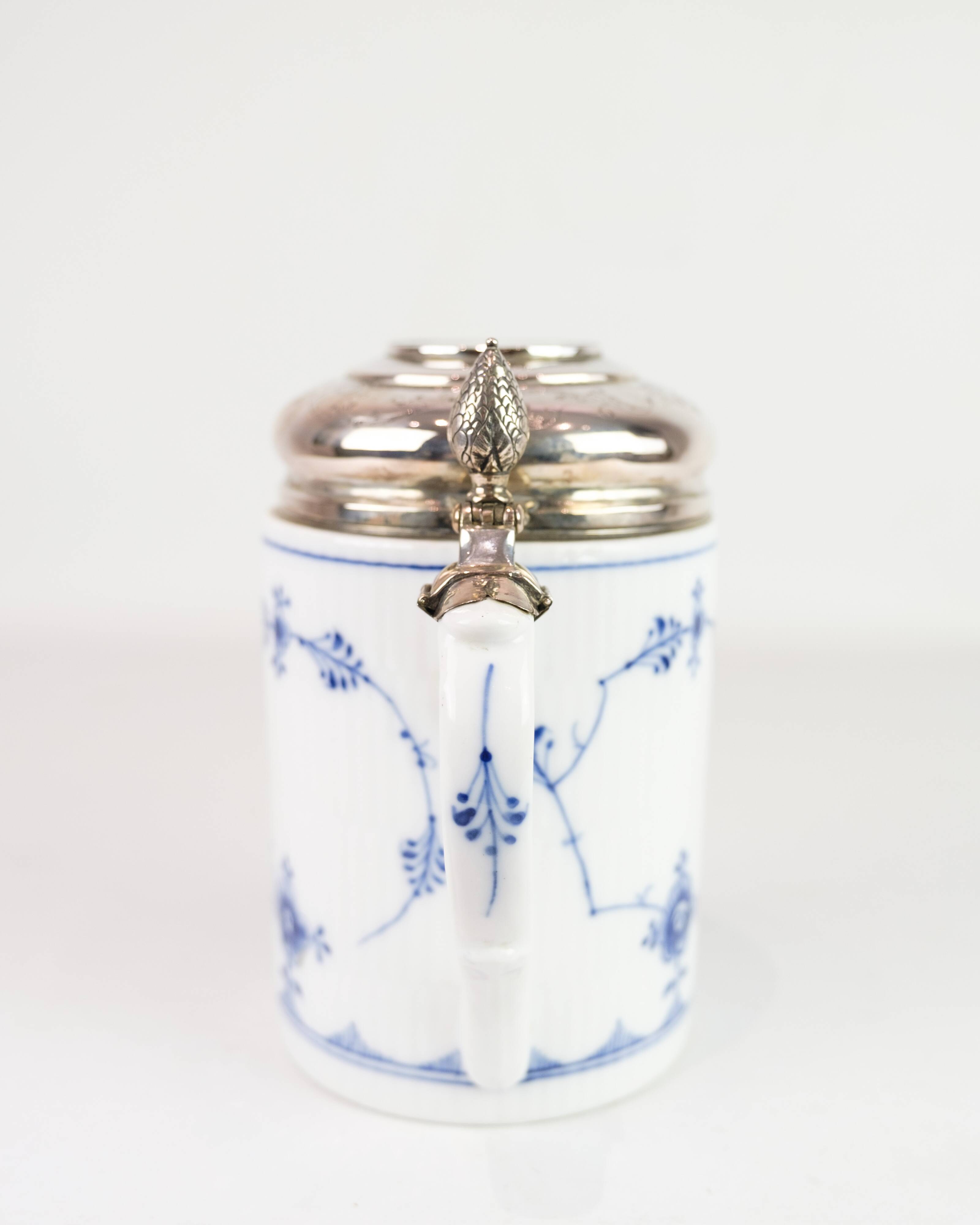 Mug With Baroque Lid Model 1/2023 Made In Porcelain By Royal Copenhagen