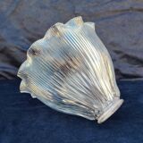 Holophane glass pendant light, vintage design