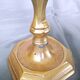 Gilt bronze candlestick with pierced bin 17th century