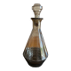 Amber glass decanter