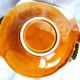 4 vintage Sarreguemines fish barbotine plates, vintage plates.
