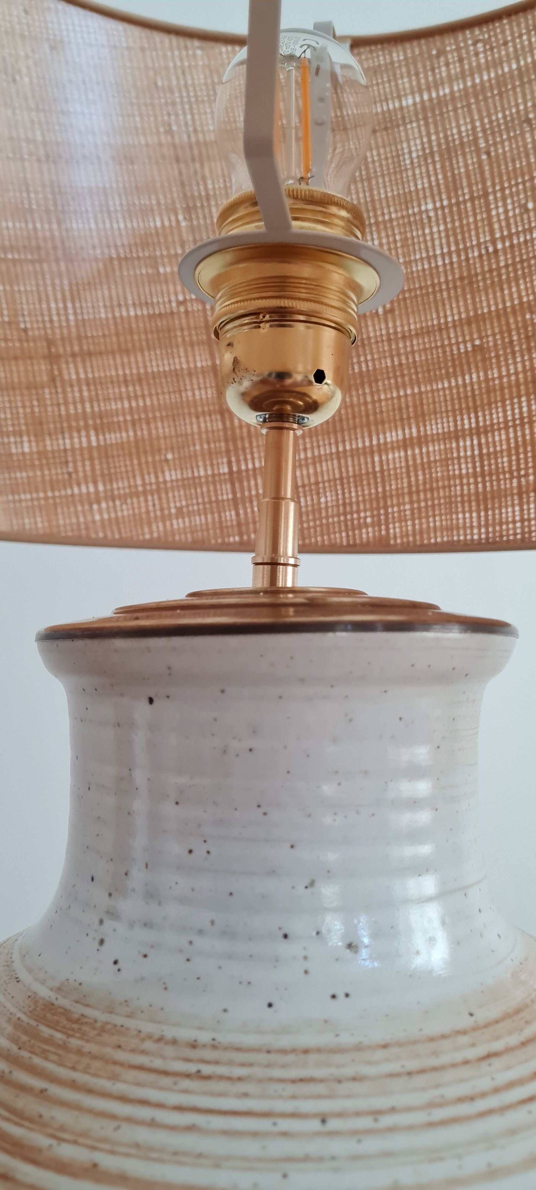 Circa stoneware lamp 50s