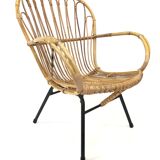 Rattan chair by Rohe Noordwolde, 1960