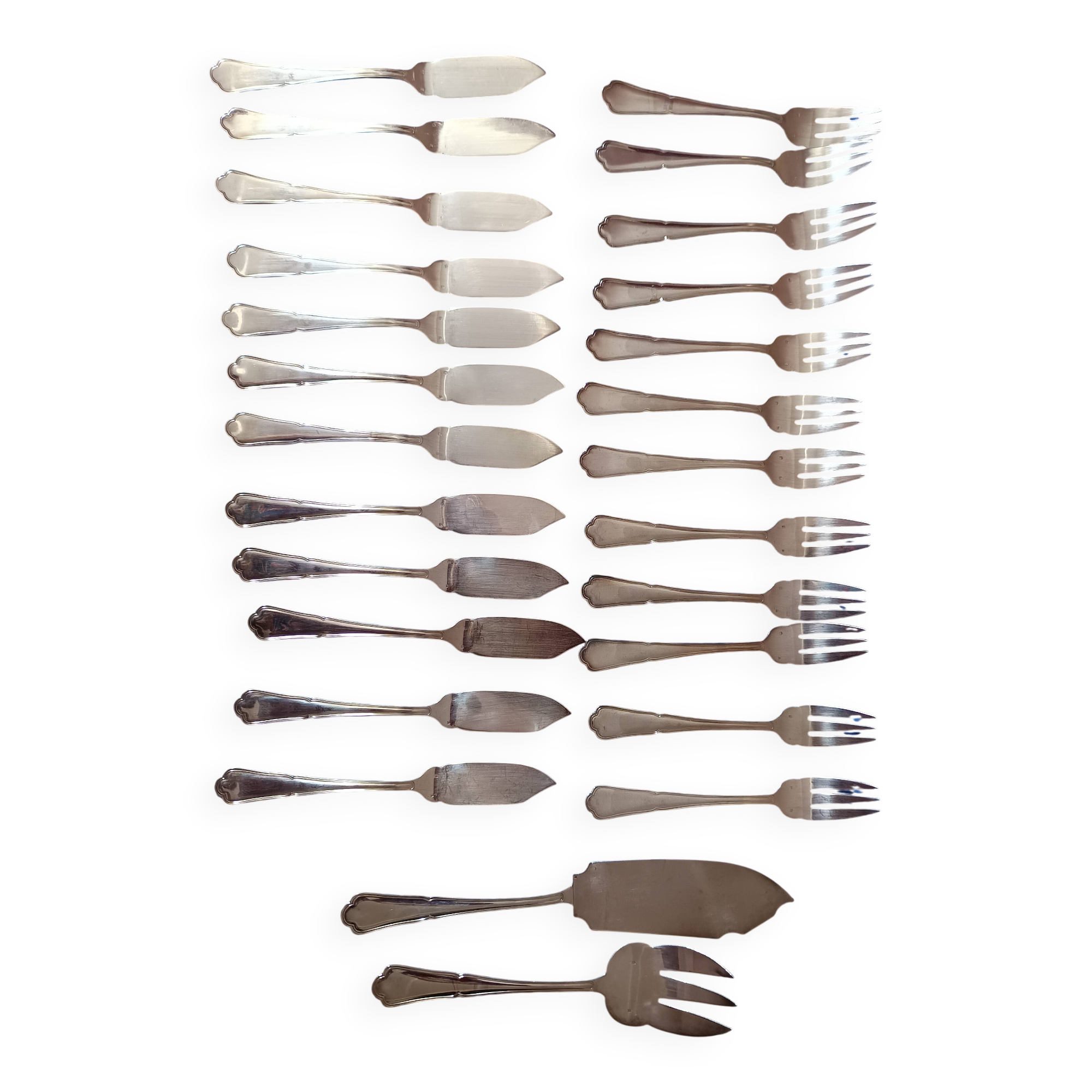 DIXI silver-plated fish service