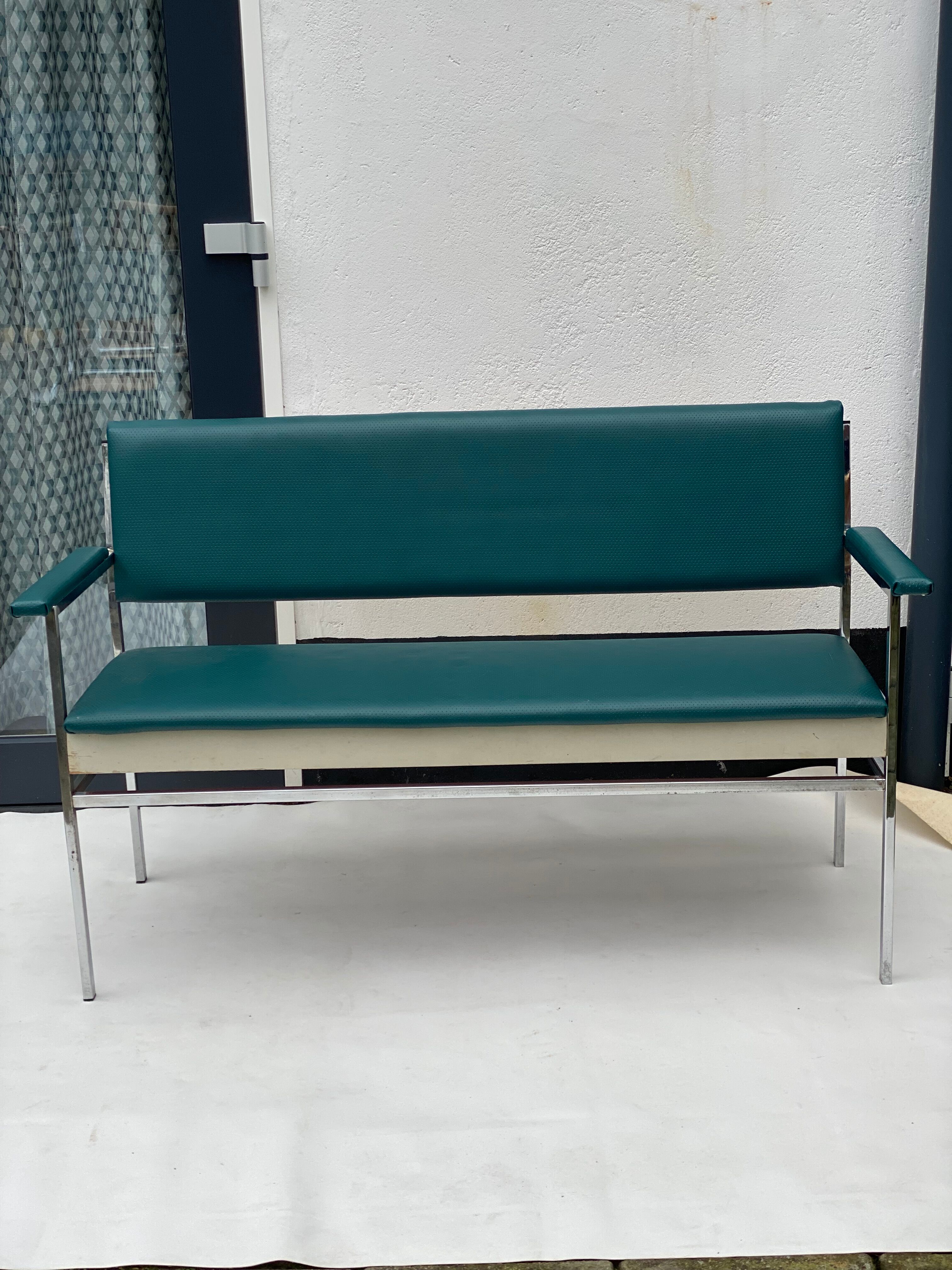 Vintage Kitchen Bench with Storage