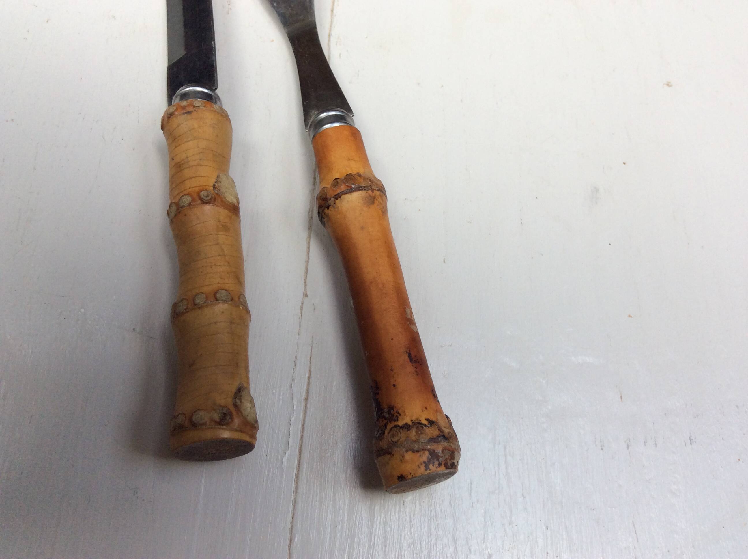 Bamboo cutting cutlery