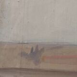 Oil painting on panel Florence View from San Frediano to Cestello early 1900