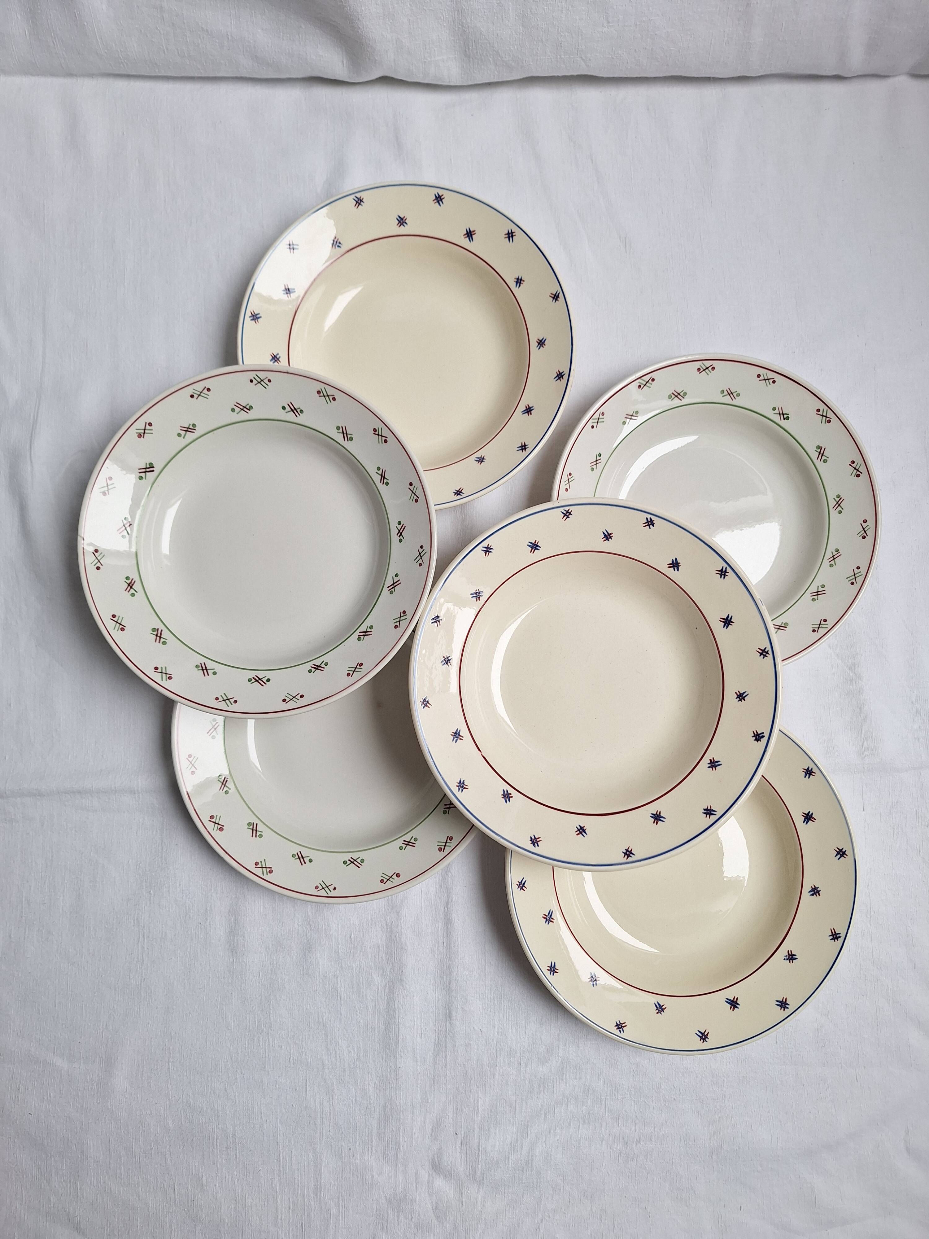 Lunéville soup plates 1910-1950