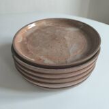 Set of 6 Marais stoneware plates