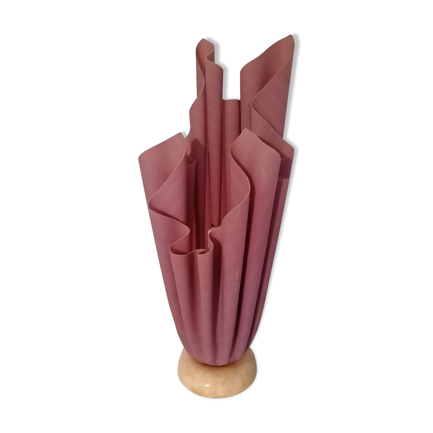 Draped lamp design Georgia Jacob model Athena vintage 70