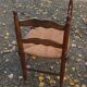 Corner straw chair