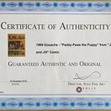 B-Board comics "Paddy-Paws the Puppy" from "Jack and Jill" 1969