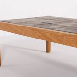 Danish Modern Ceramic Top Coffee Table from Sallingboe